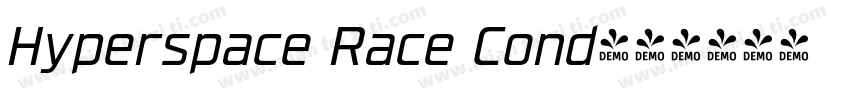 Hyperspace Race Cond字体转换
